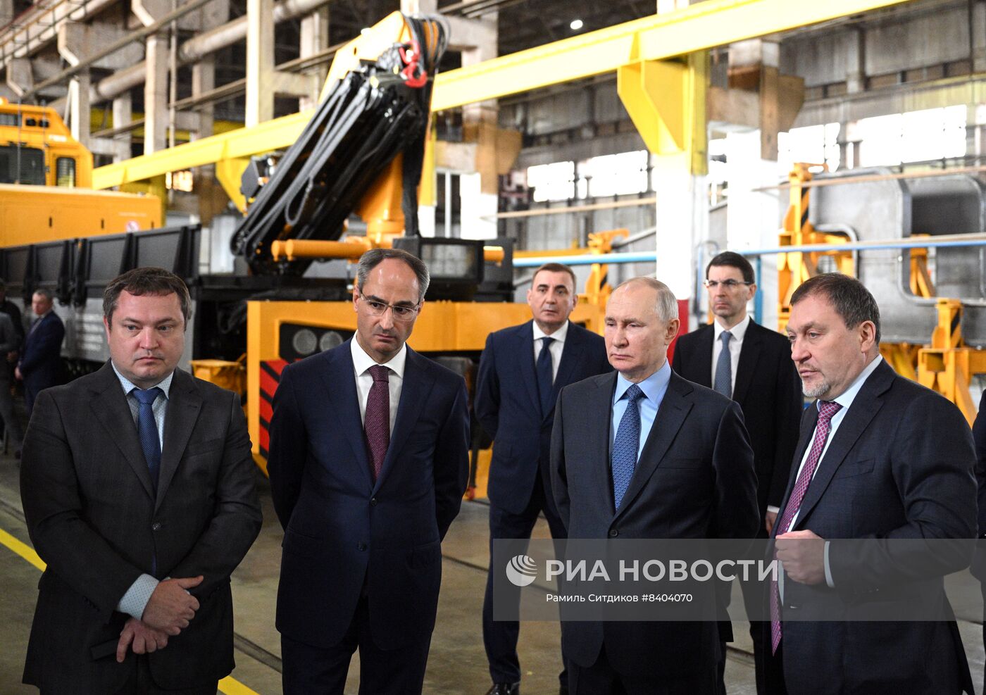 Рабочая поездка президента РФ В. Путина в Тулу