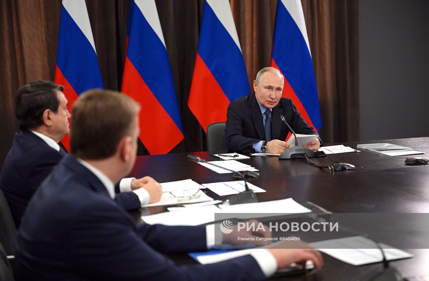 Рабочая поездка президента РФ В. Путина в Тулу