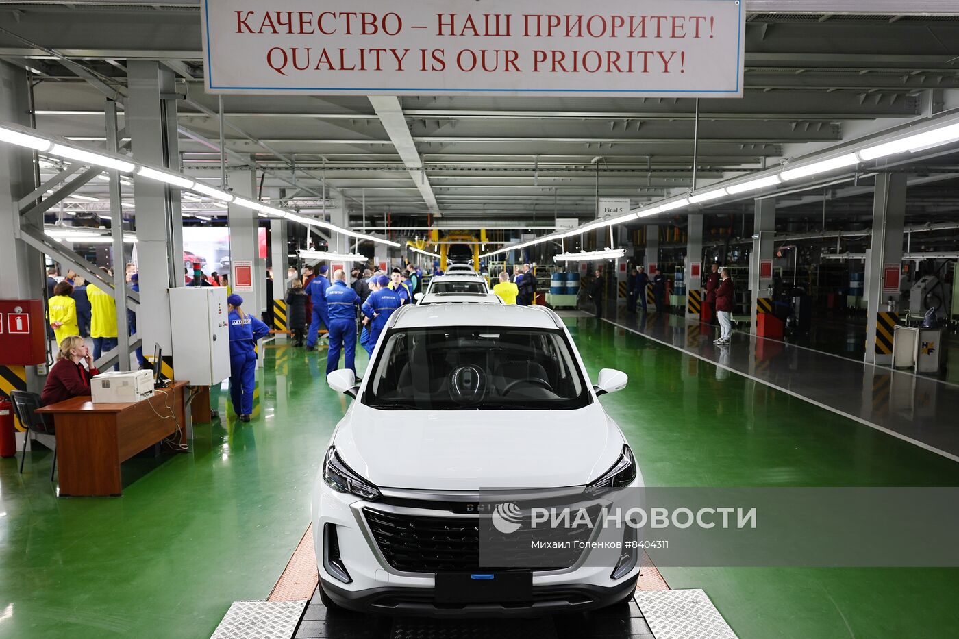 Запуск производства автомобилей Baic на заводе "Автотор" в Калининграде