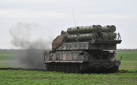 Работа ПВО ЮВО на Запорожском направлении