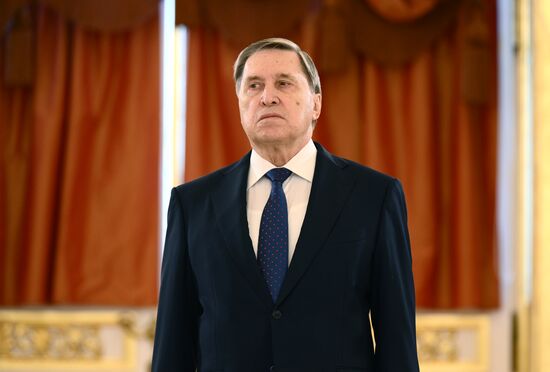 Президент РФ В. Путин принял верительные грамоты у вновь прибывших послов иностранных государств