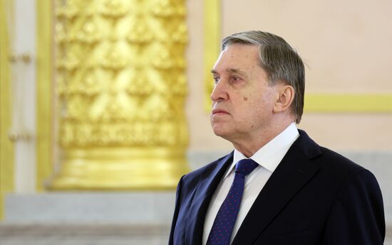 Президент РФ В. Путин принял верительные грамоты у вновь прибывших послов иностранных государств