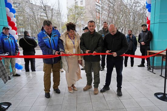 Восстановленная школа №64 открылась в Мариуполе