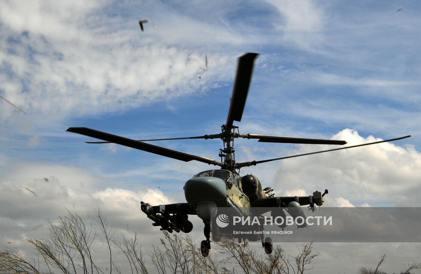 Работа армейской авиации в зоне проведения СВО