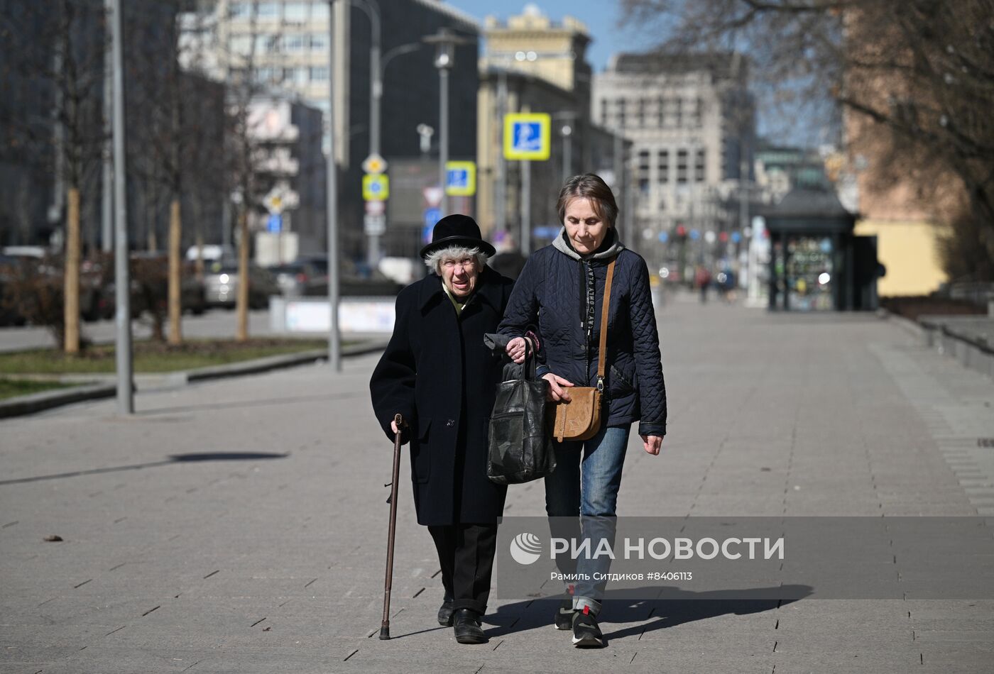 Теплая погода в Москве