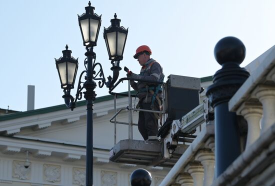 Теплая погода в Москве