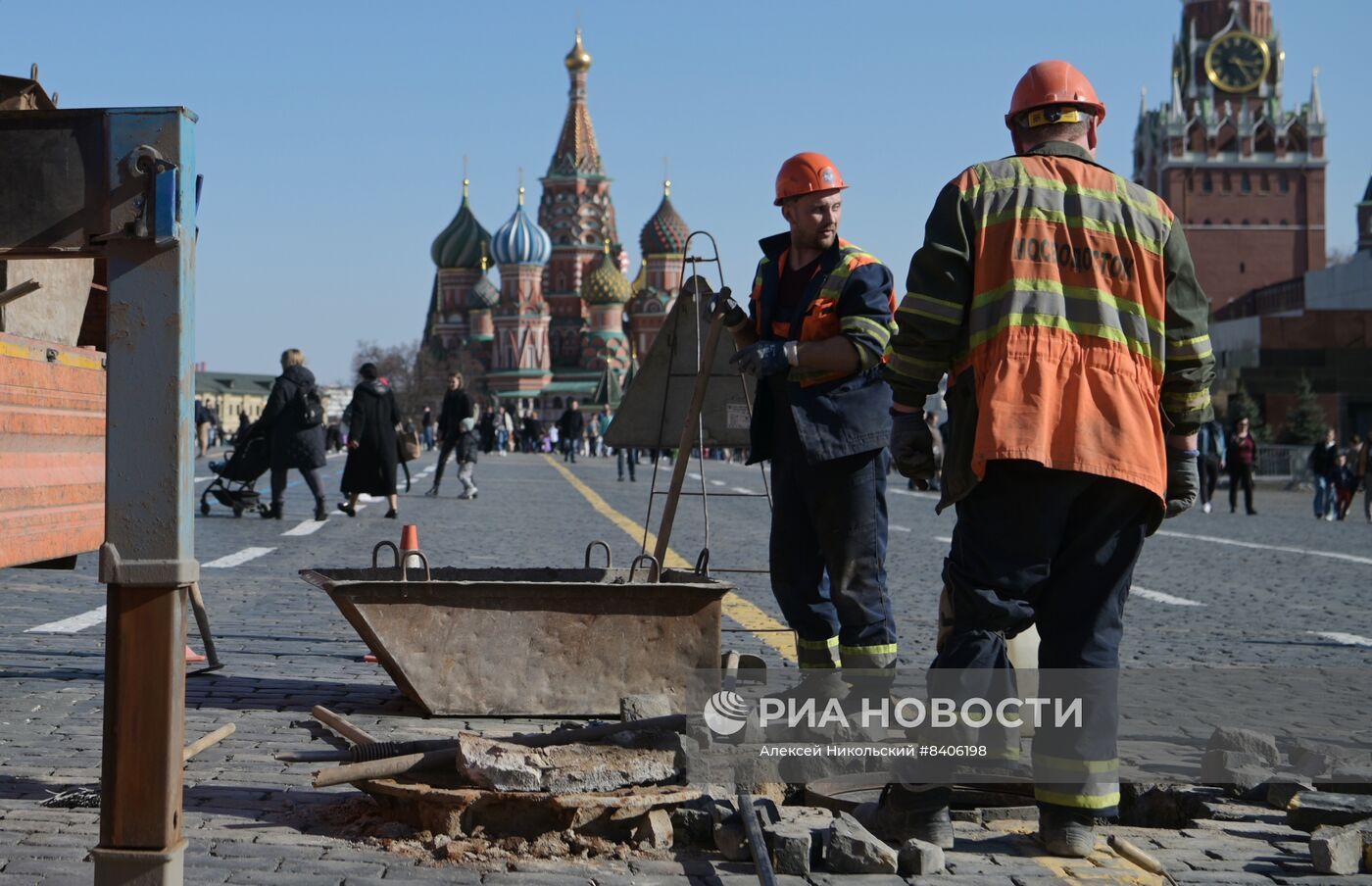 Теплая погода в Москве