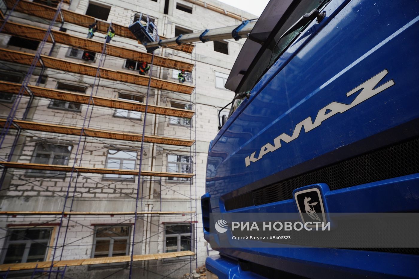 Строительство перинатального центра в Донецке