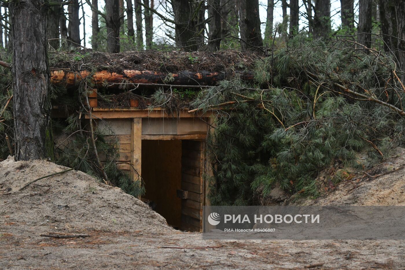 Оборудованные позиции ВС РФ в Южном секторе СВО