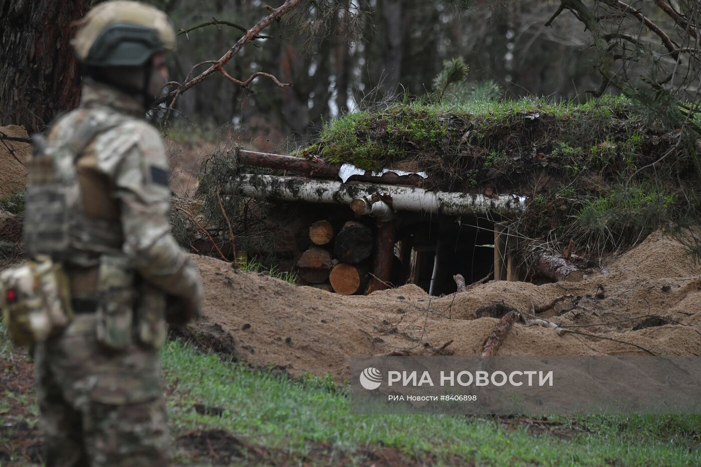 Оборудованные позиции ВС РФ в Южном секторе СВО