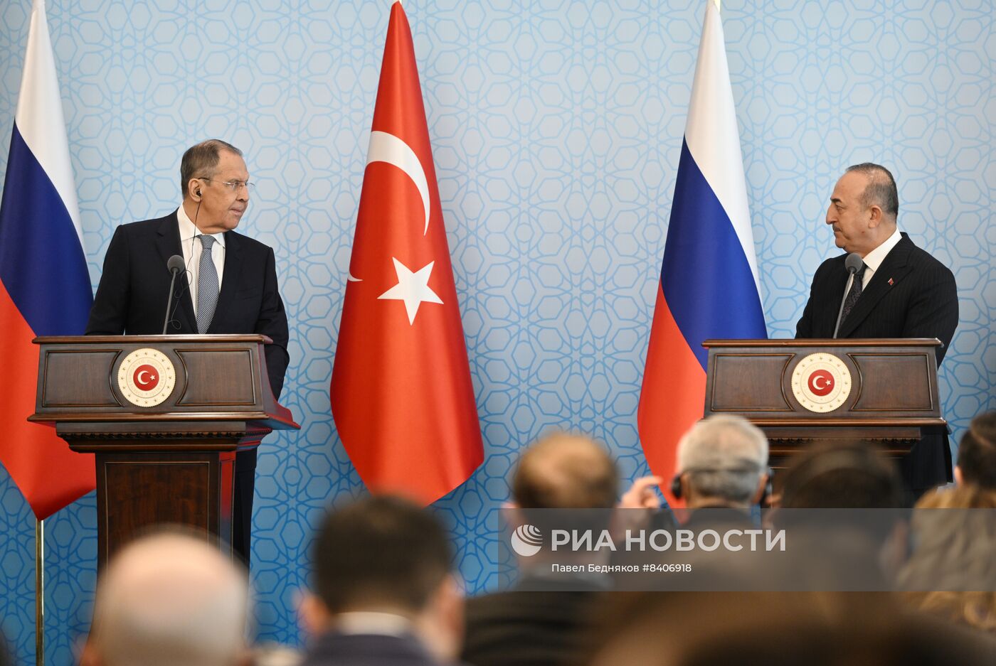 Визит главы МИД РФ С. Лаврова в Турцию