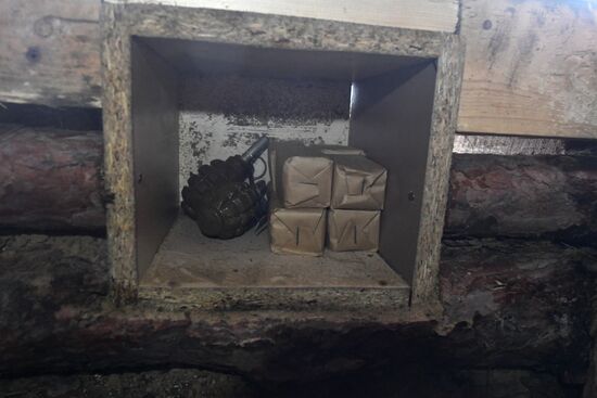 Оборудованные позиции ВС РФ в Южном секторе СВО