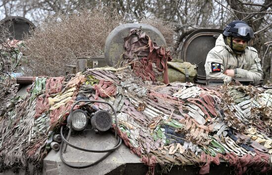 Боевая работа САУ "Мста-С" в Южном секторе СВО