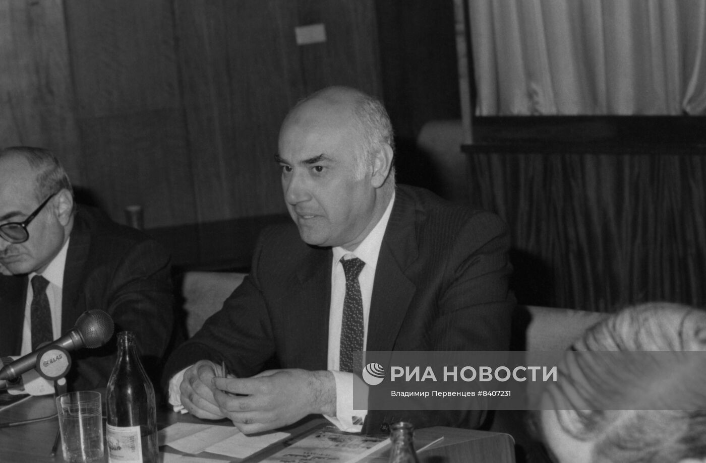 Пресс-конференция представителей деловых кругов арабских стран в  АПН