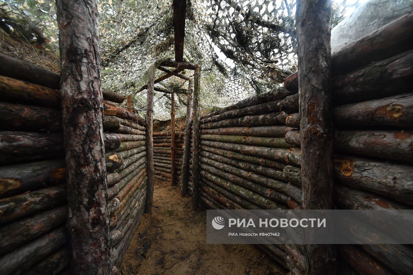 Оборудованные позиции ВС РФ в Южном секторе СВО