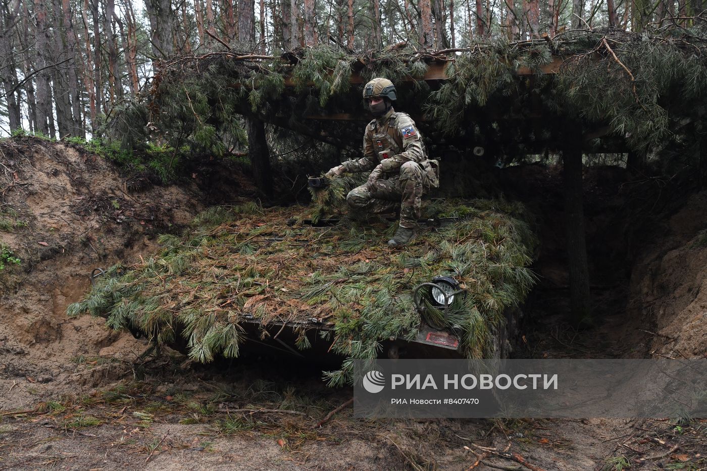 Оборудованные позиции ВС РФ в Южном секторе СВО