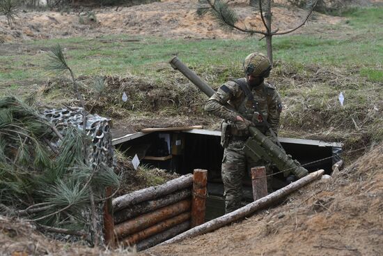 Оборудованные позиции ВС РФ в Южном секторе СВО