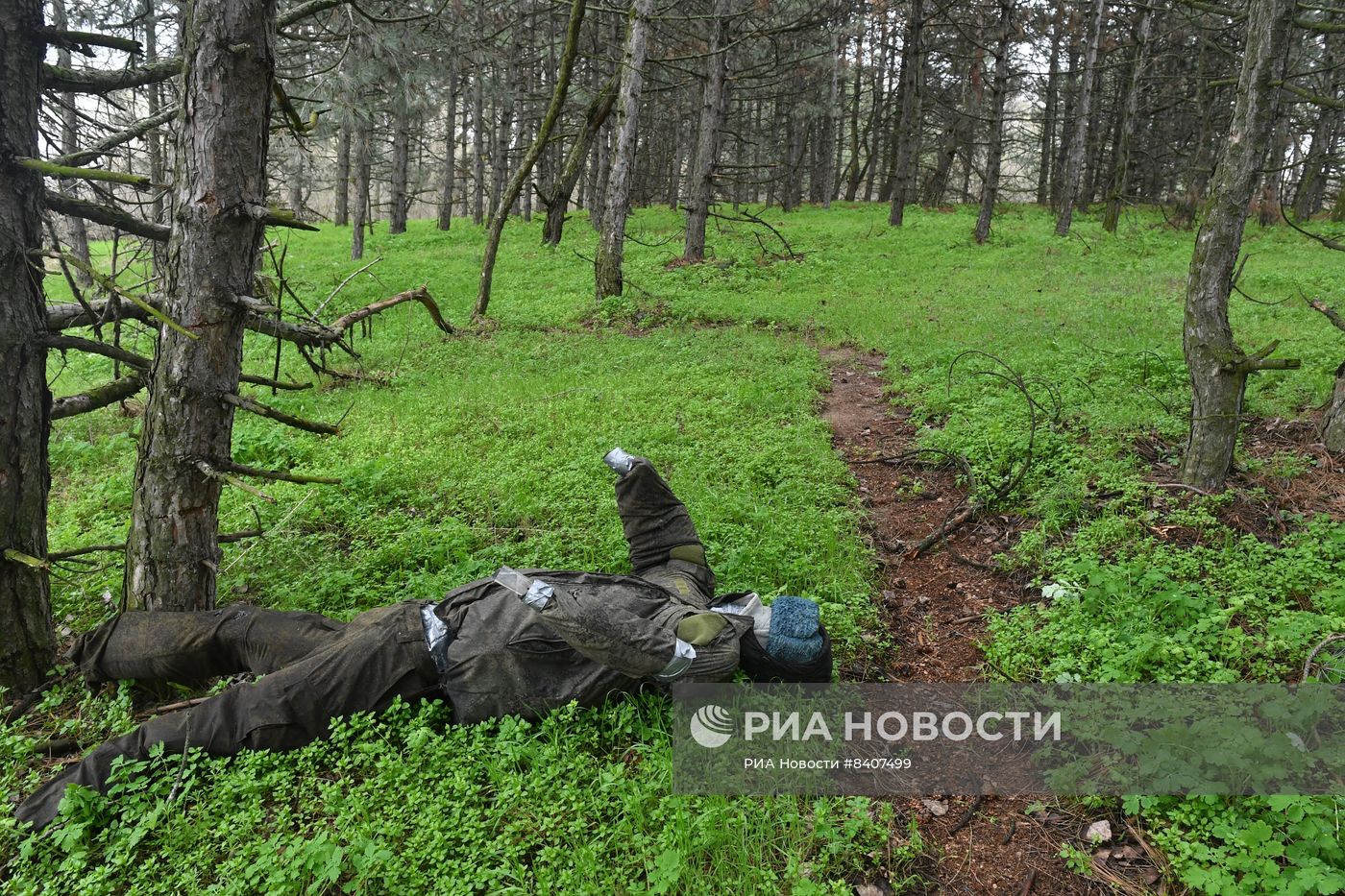 Оборудованные позиции ВС РФ в Южном секторе СВО