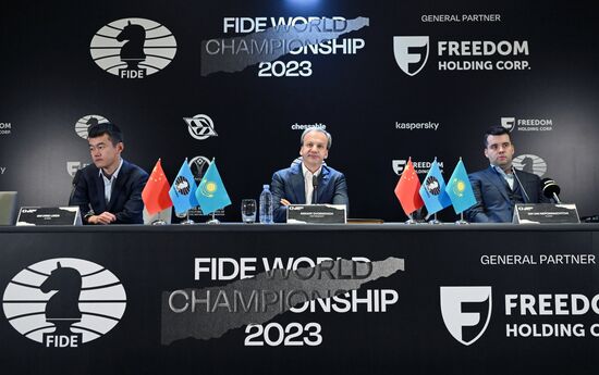 Шахматы. Матч за звание чемпиона мира. Пресс-конференция