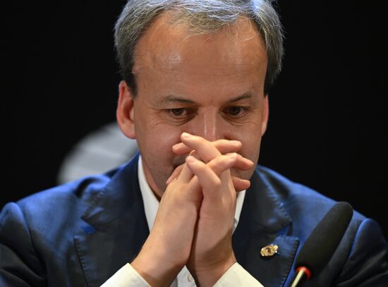 Шахматы. Матч за звание чемпиона мира. Пресс-конференция