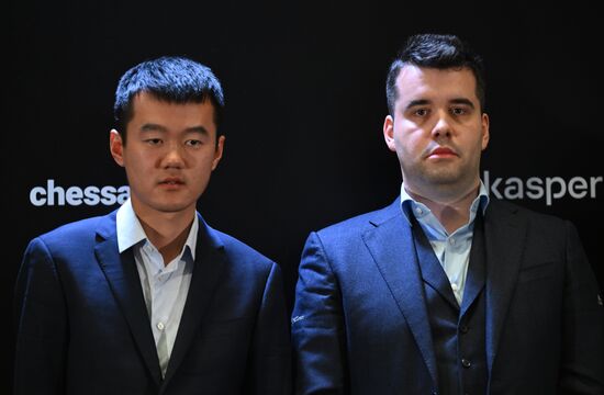 Шахматы. Матч за звание чемпиона мира. Пресс-конференция