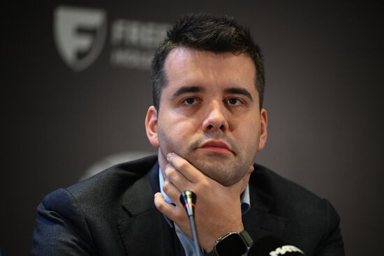 Шахматы. Матч за звание чемпиона мира. Пресс-конференция