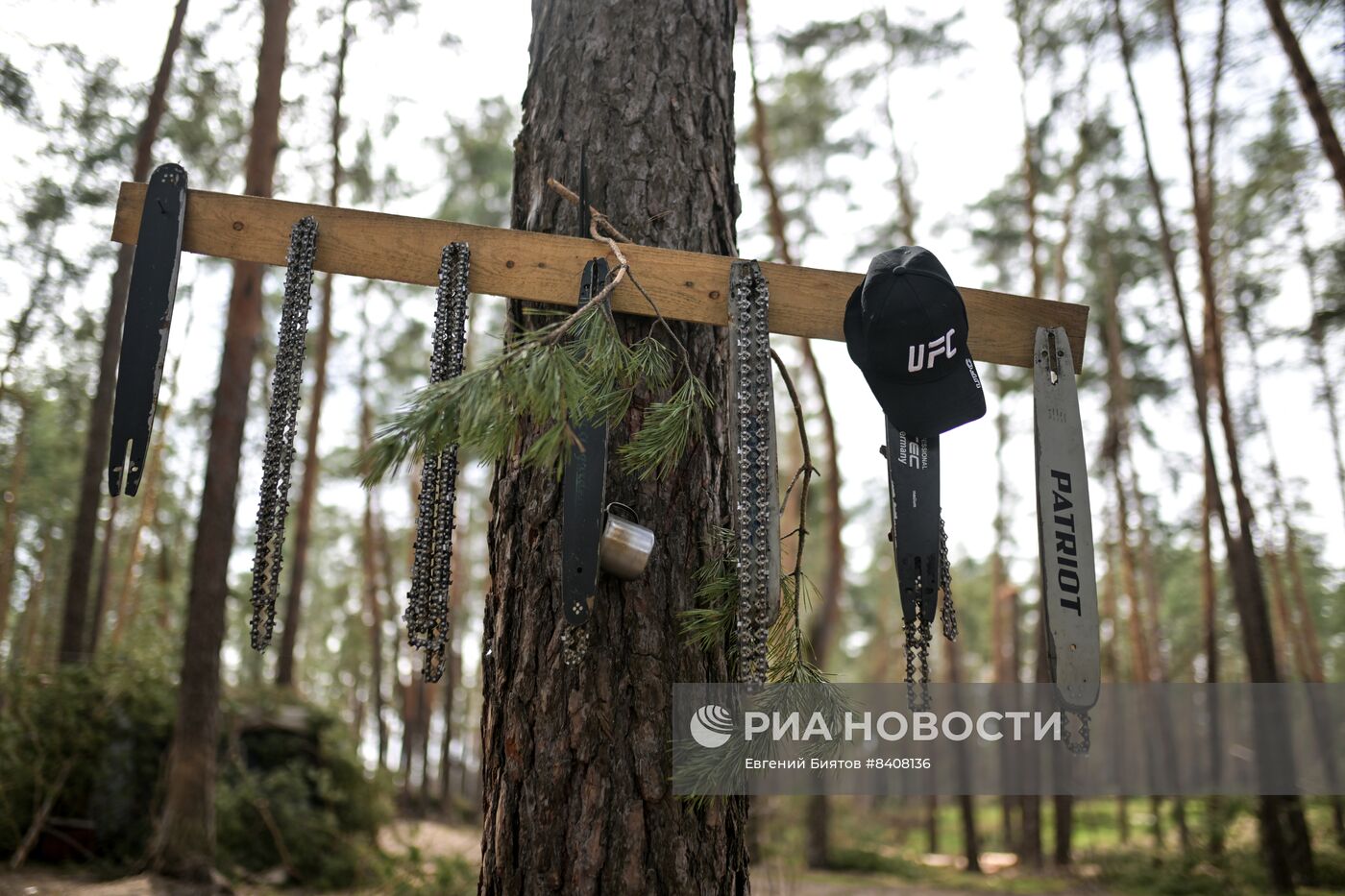 Бойцы спецназа "Ахмат" на кременском участке фронта в Донбассе