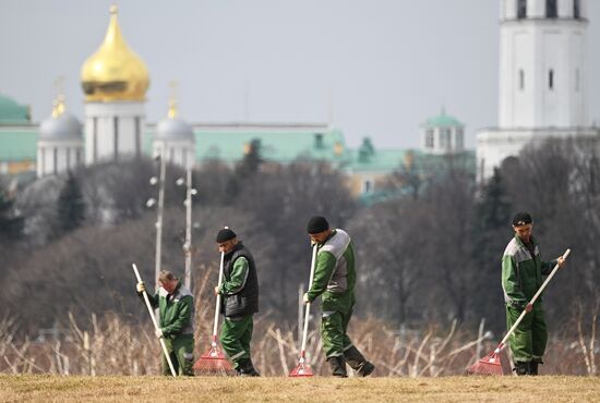 Весенняя погода в Москве