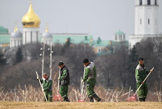 Весенняя погода в Москве