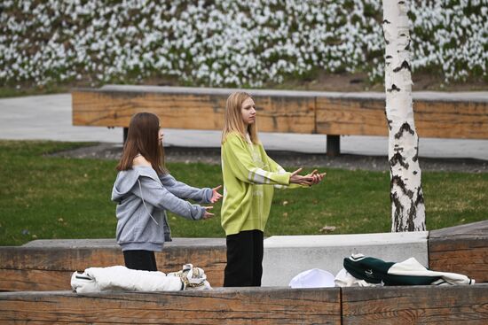 Весенняя погода в Москве