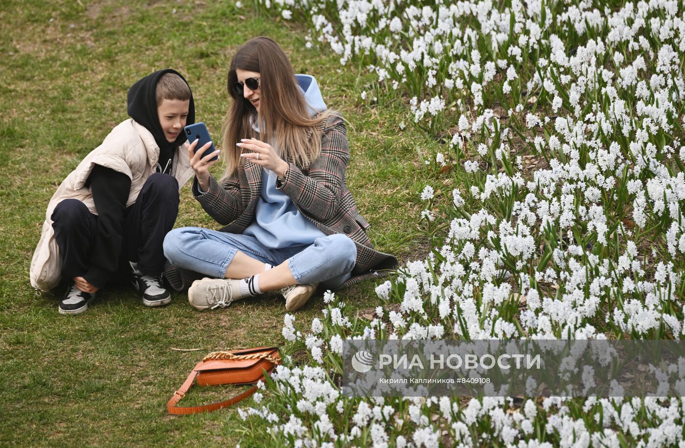 Весенняя погода в Москве