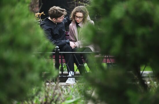 Весенняя погода в Москве