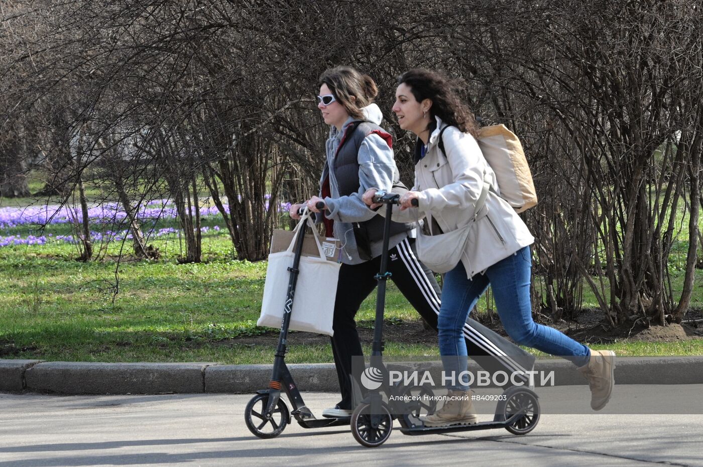 Весенняя погода в Москве