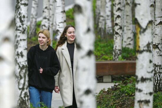 Весенняя погода в Москве