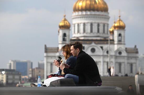 Весенняя погода в Москве