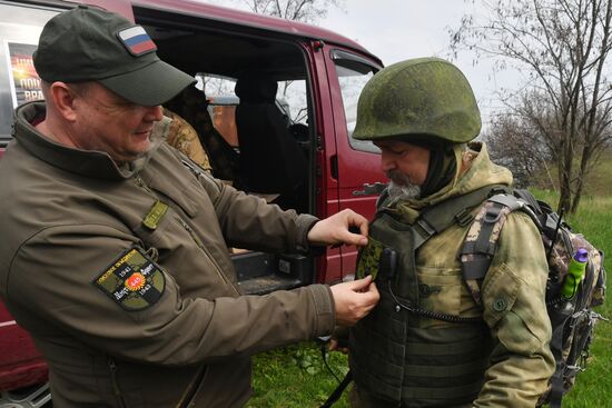 Работы поискового отряда по обнаружению останков в зоне СВО