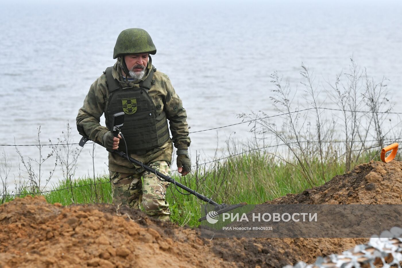 Работы поискового отряда по обнаружению останков в зоне СВО