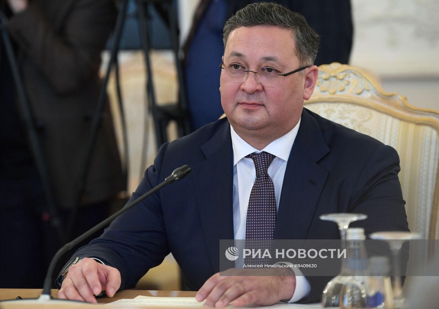 Встреча глав МИД РФ и Казахстана С. Лаврова и М. Нуртлеу