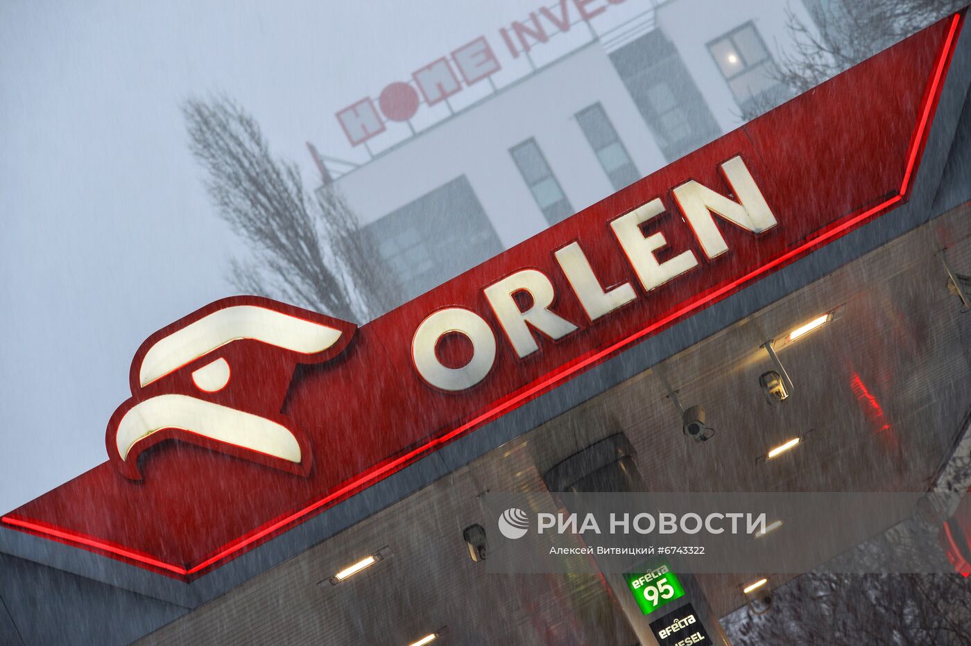 Заправочные станции Польши | РИА Новости Медиабанк