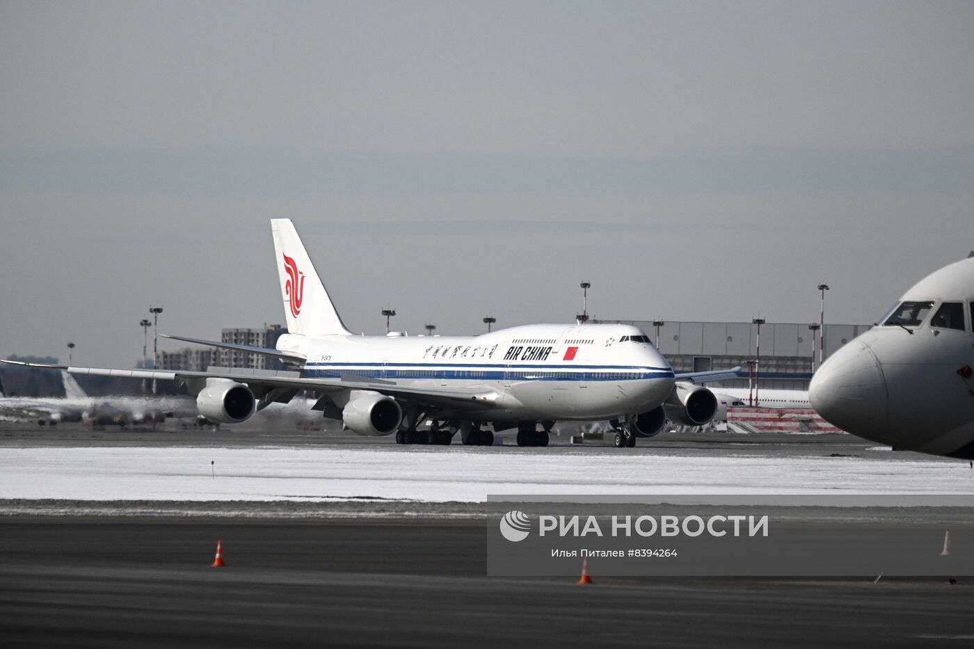 Прилет председателя КНР Си Цзиньпина в Москву | РИА Новости Медиабанк