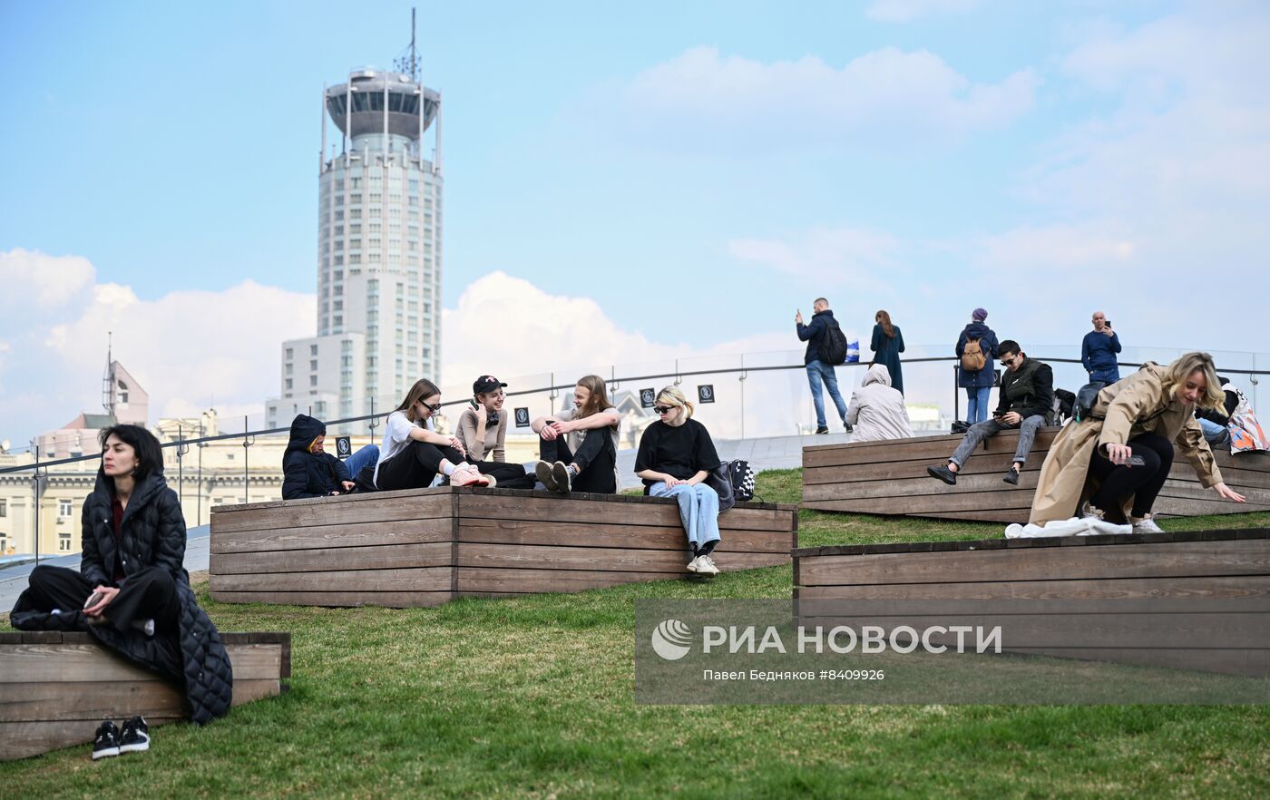 Весенняя погода в Москве