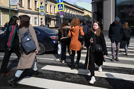 Весенняя погода в Москве