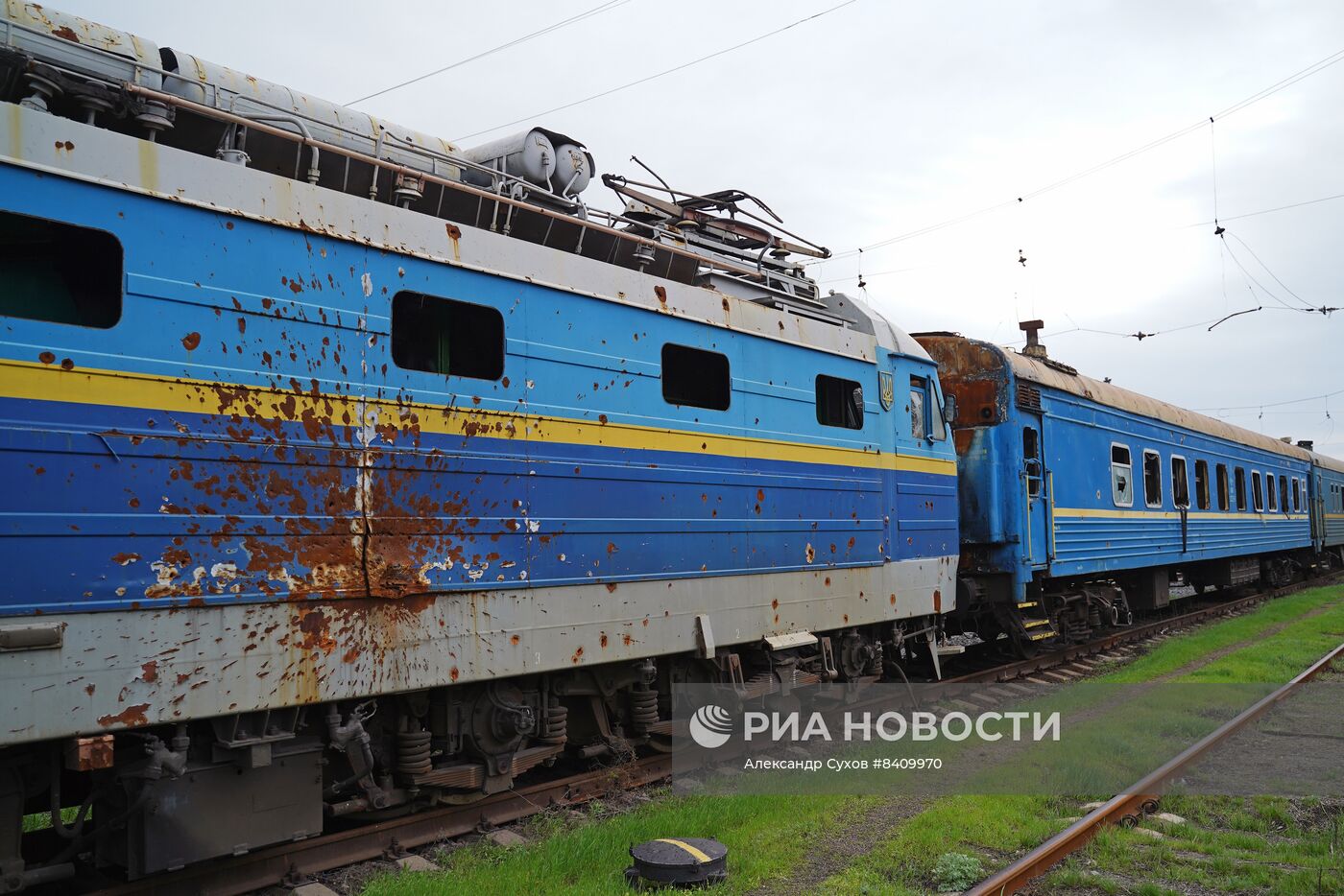 Восстановление железнодорожного вокзала в Мариуполе