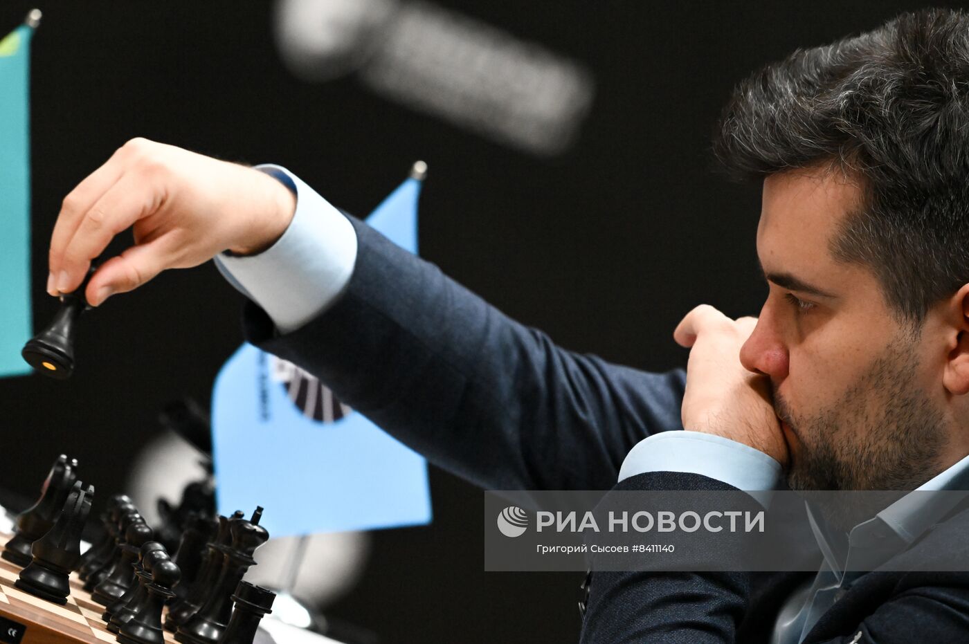 Шахматы. Матч за звание чемпиона мира. Четвертая партия