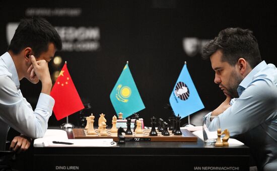 Шахматы. Матч за звание чемпиона мира. Четвертая партия