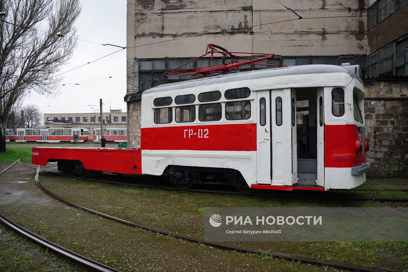 Ремонт трамваев в Донецке | РИА Новости Медиабанк