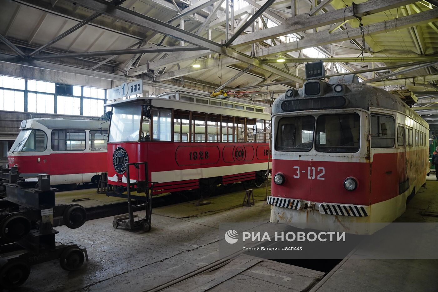 Ремонт трамваев в Донецке | РИА Новости Медиабанк