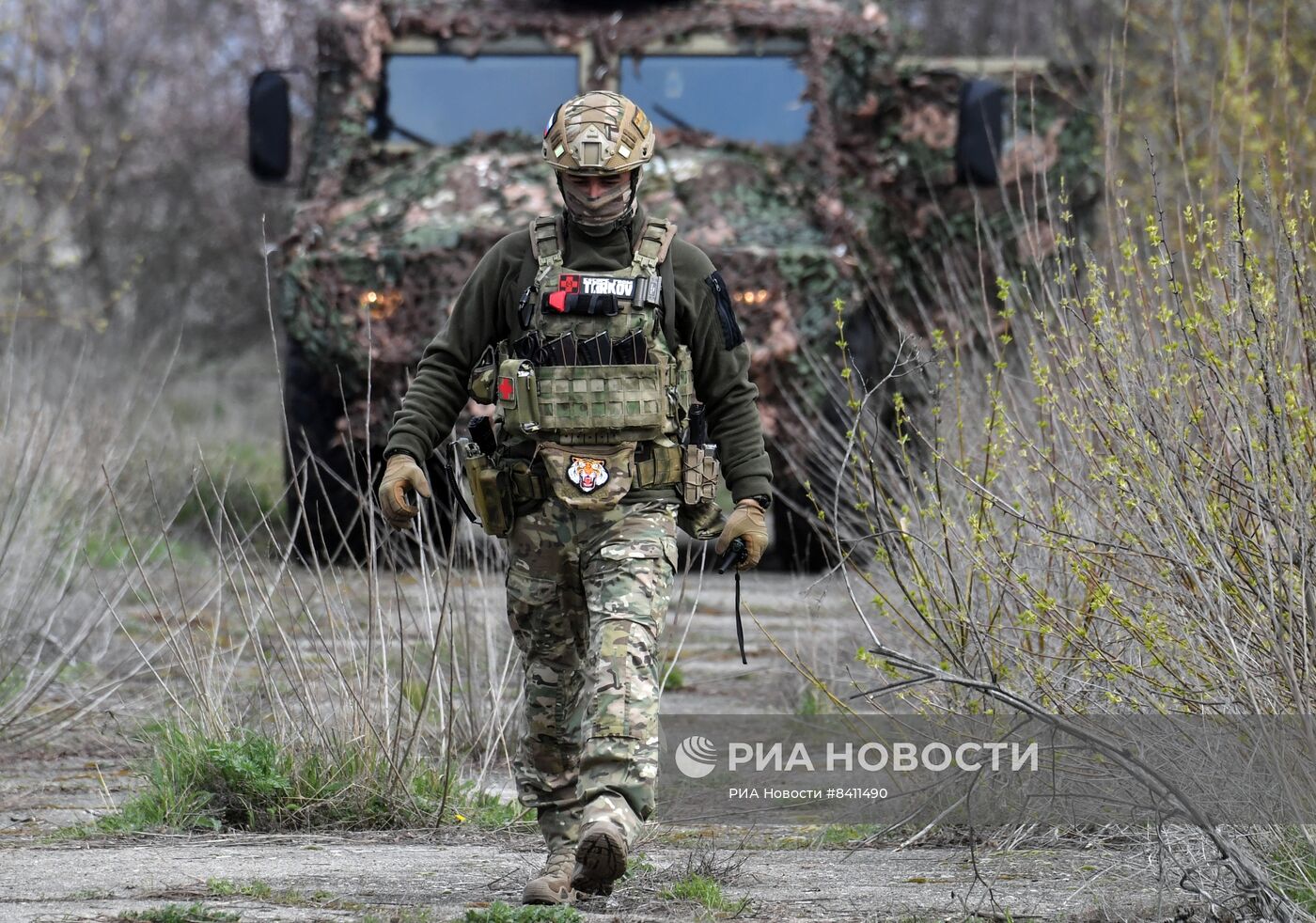 Подготовка штурмовых групп ВДВ на полигоне в южном секторе СВО