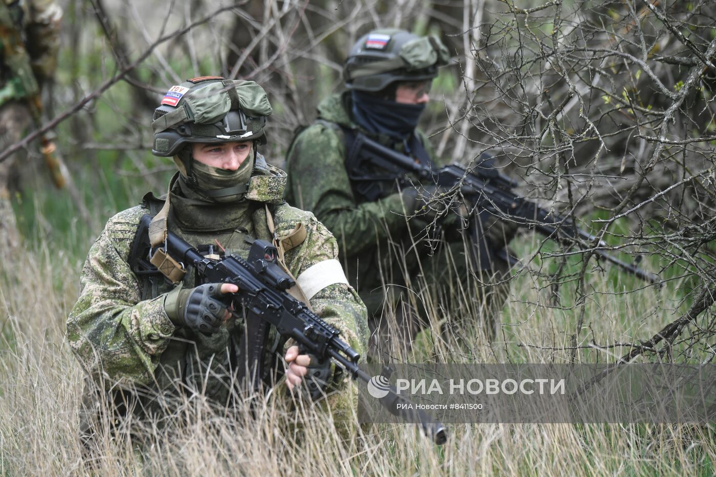 Подготовка штурмовых групп ВДВ на полигоне в южном секторе СВО