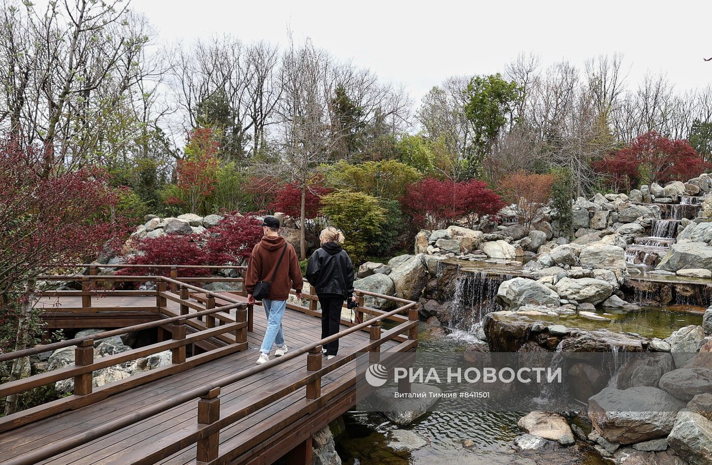 Японский сад открыли в Краснодаре